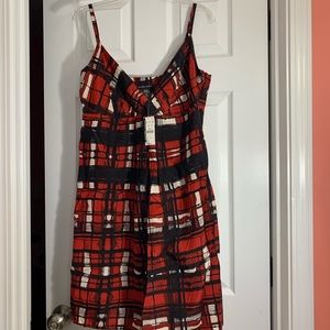 BRAND New New York and Company Plaid Dress